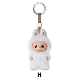 [NEW] POP MART Mini Labubu Pin for Love Vinyl Plush Pendant Blind Box (H White)